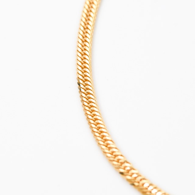 ＜ 甲府ジュエリー ＞K18 喜平 12面トリプル ネックレス 10ｇ 40cm 造幣局検定刻印入 キヘイ チェーン 中折れ金具 メンズ レディース　TK1040S