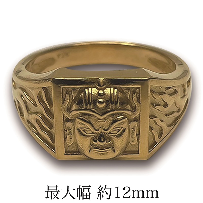 〈 甲府ジュエリー 〉K24 毘沙門天リング（15047320）