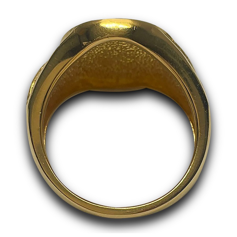 〈 甲府ジュエリー 〉K24 蛇ダイヤリング（15047322）