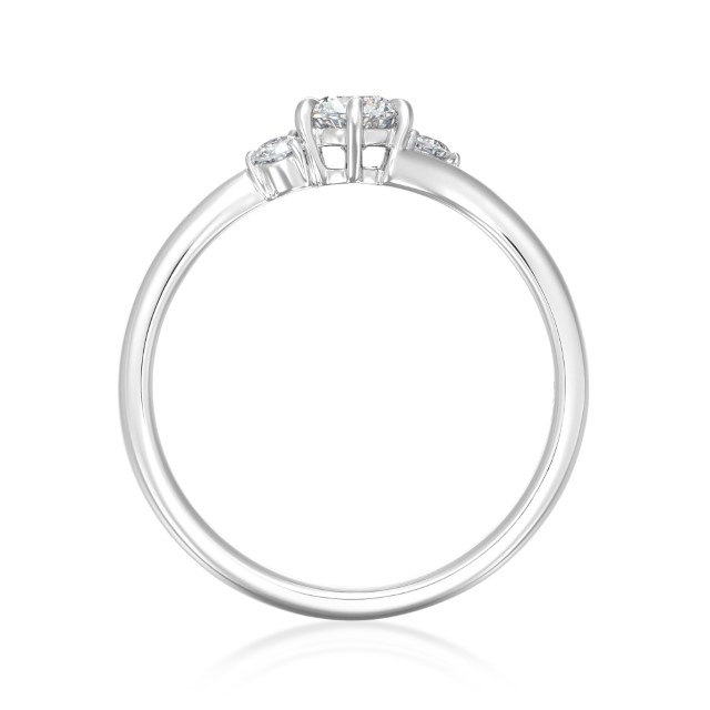 〈 甲府ジュエリー 〉Pt900 ラブリープロポーズリング 0.20ctup Gup SI2up EXHCup LF2159