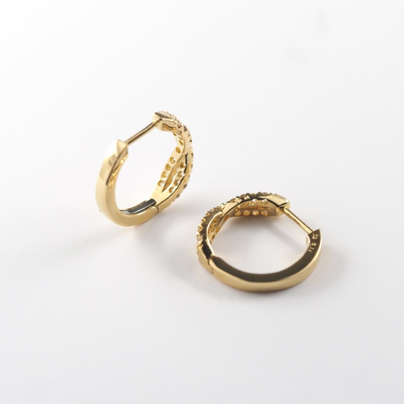 〈 甲府ジュエリー 〉K18 glimmer/グリマー ピアス 015015