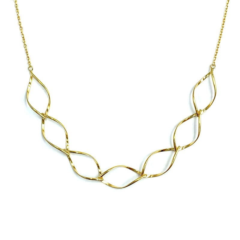 〈 甲府ジュエリー 〉K18　ゴールド　マーキスネックレスGMJ-8000F