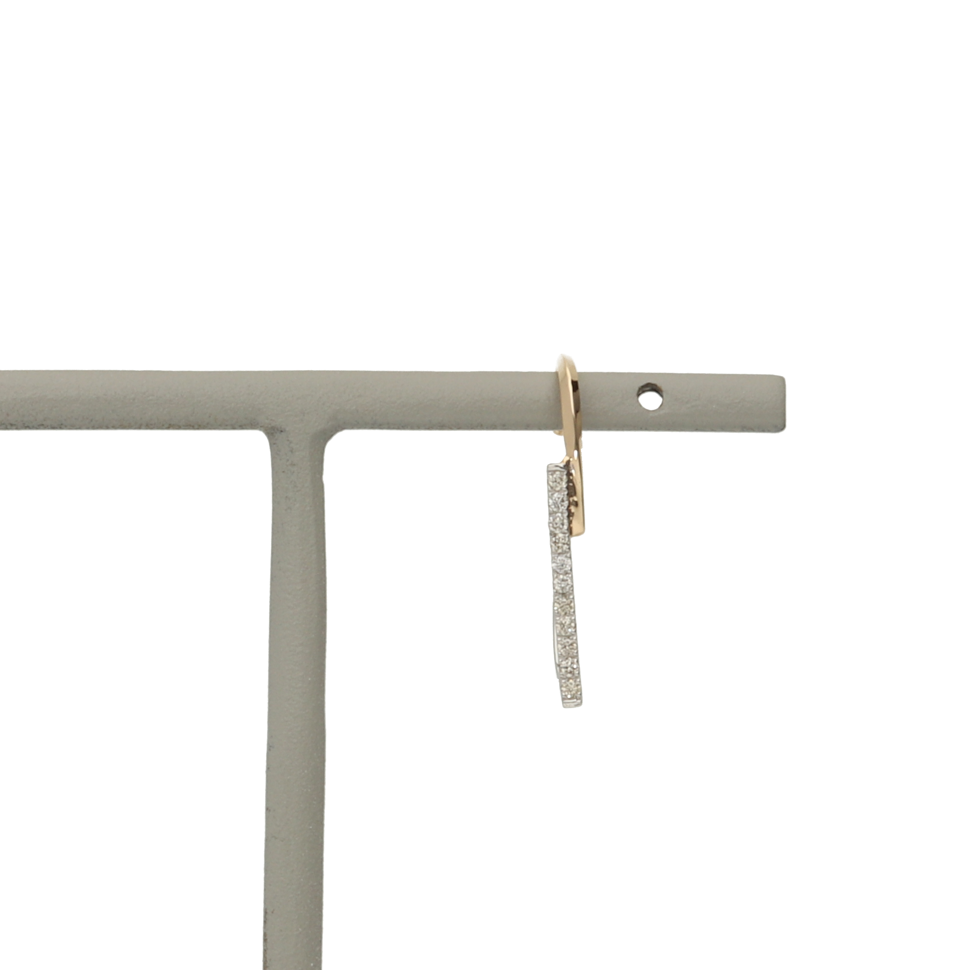 〈 甲府ジュエリー 〉K18&Pt900　Diaコンビカラーイヤーカフ　GD-3074EC