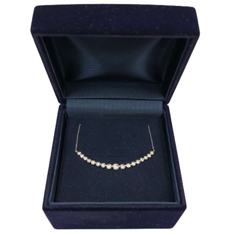 〈 甲府ジュエリー 〉１８金製 ハート＆キューピッドダイヤモンド 1.0ct ペンダントネックレス[1465233]