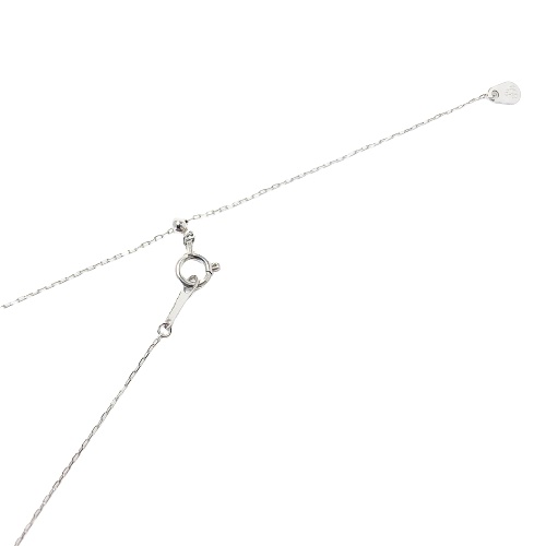 〈 甲府ジュエリー 〉プラチナ製 ハート＆キューピッドダイヤモンド 0.3ct ペンダントネックレス[1463392]