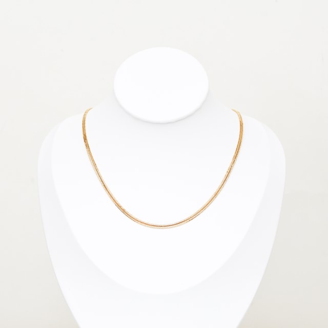 ＜ 甲府ジュエリー ＞K18 喜平 12面トリプル ネックレス 10ｇ 40cm 造幣局検定刻印入 キヘイ チェーン 中折れ金具 メンズ レディース　TK1040S