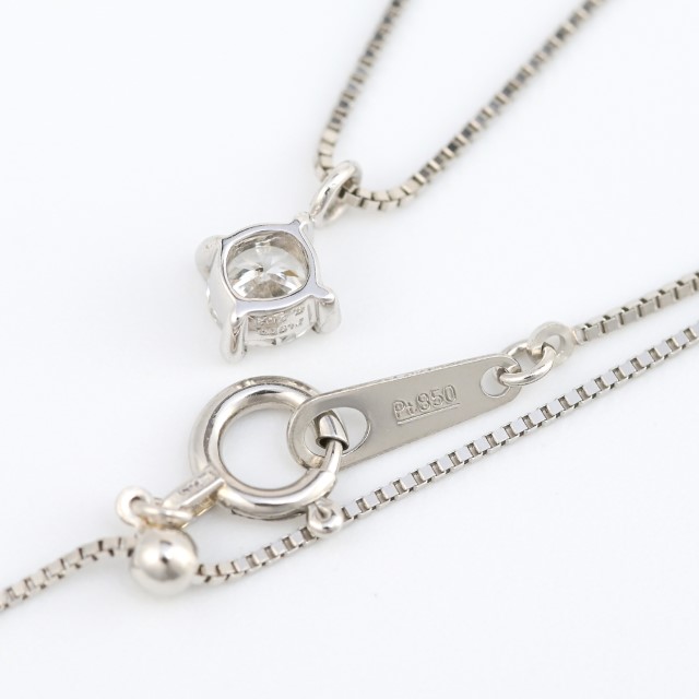 〈 甲府ジュエリー 〉プラチナ Dカラー 大粒 0.2ct 4本爪 ダイヤ ネックレス BPN-04020P