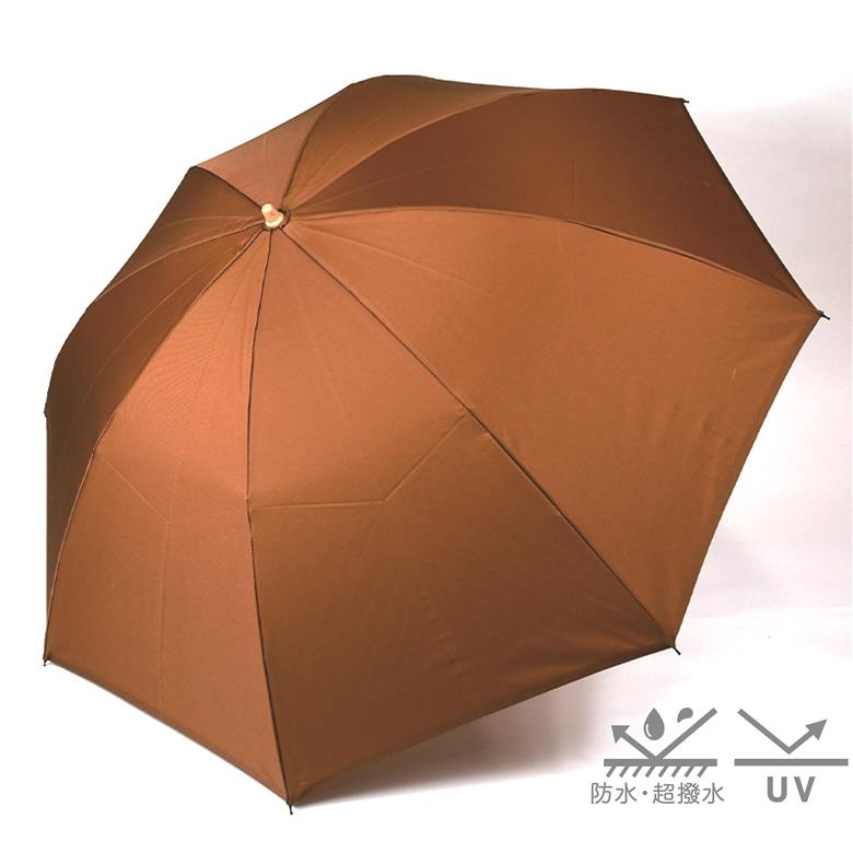 【晴雨兼用折畳み傘】sea-sas シーサス(ライトブラウン)