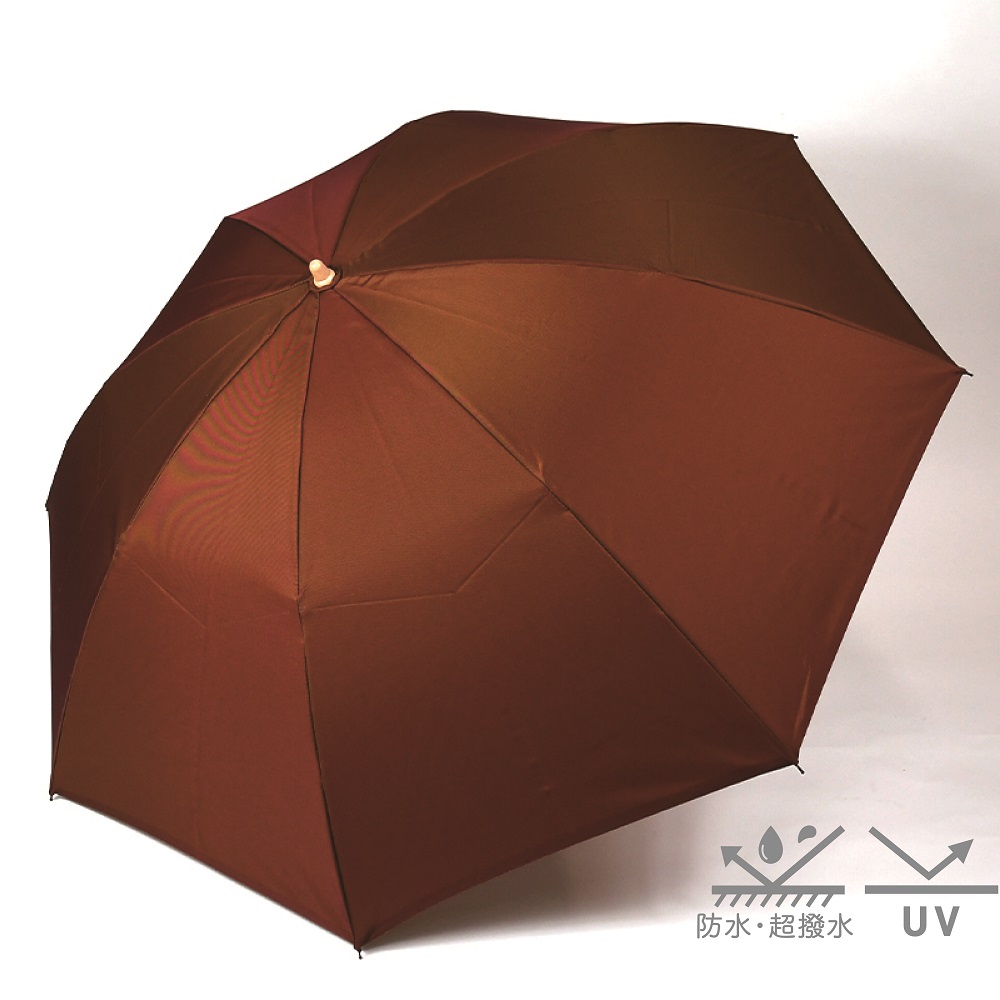 【晴雨兼用折畳み傘】sea-sas シーサス(レッドブラウン)