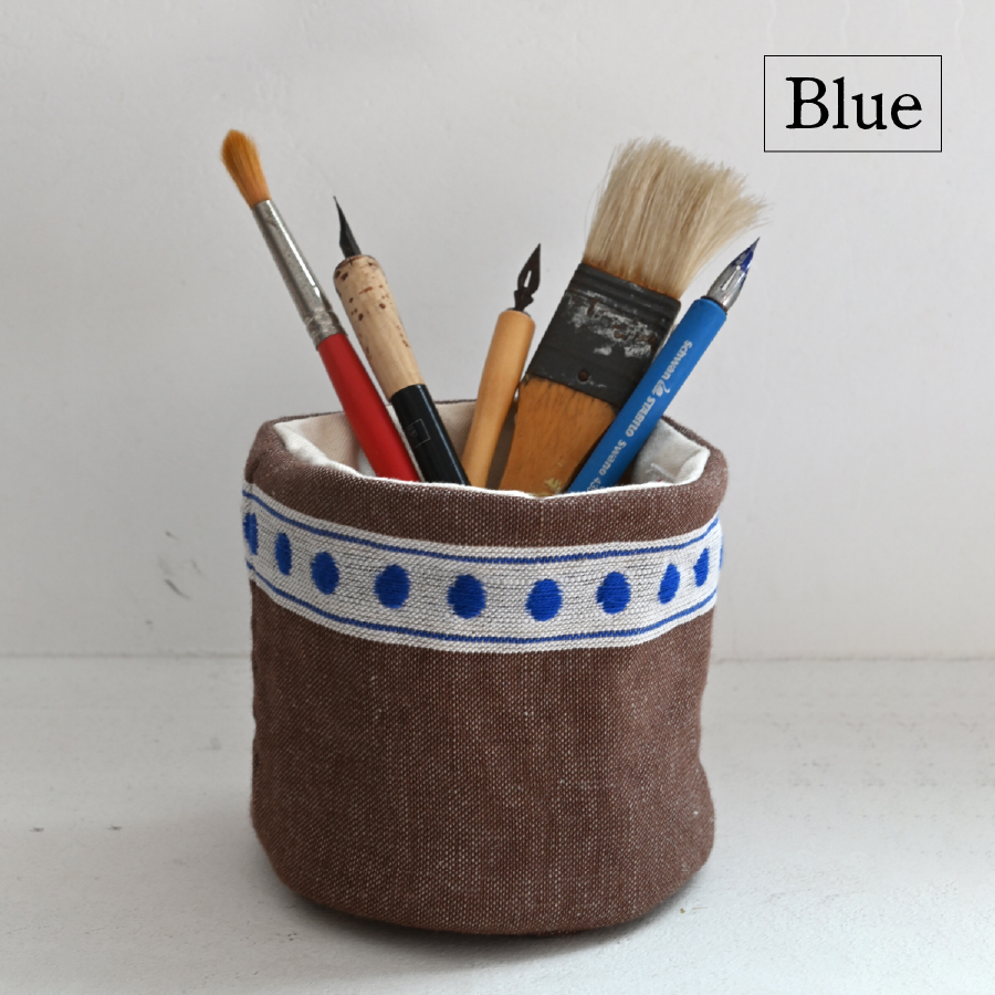 ALDIN リネンキャニスター3個セット【Blue】