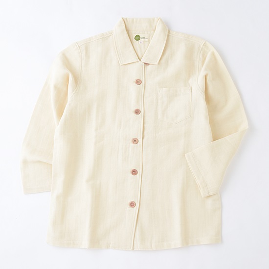 2重織りパジャマ　紳士LL【オーガニックコットン100%】