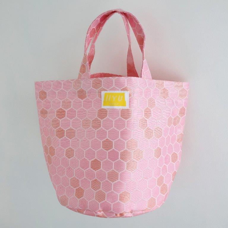 IIYU TEXTILE オケバック＆フロセンウォレット＆木桶(オリジナル焼印入) ピンク