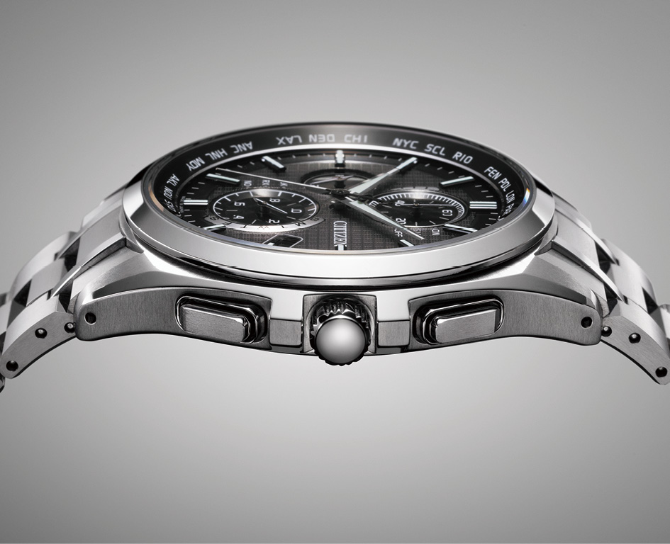 【数量限定】シチズン腕時計 アテッサ エコ・ドライブ電波時計 AT8040-57E