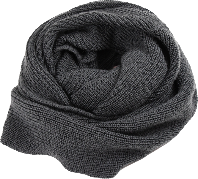 光吸収発熱ウール「ウォームファーム　４ＷＡＹニットスヌード」チャコールグレー