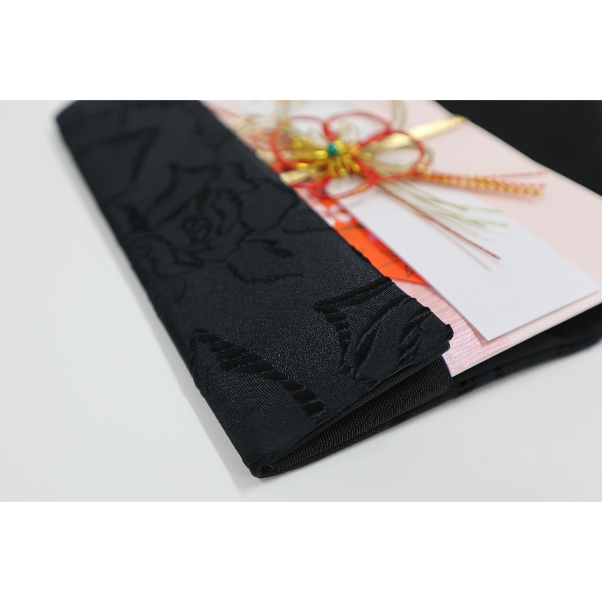 【ふじやま織】袱紗(バラ柄)