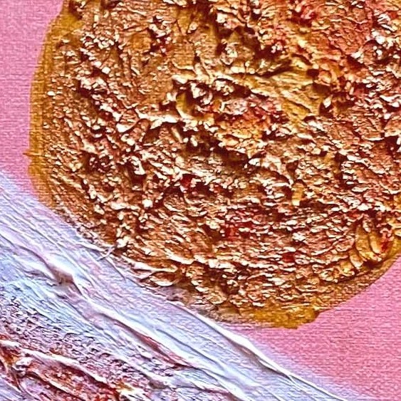 富士山溶岩パワーアート「桜天空白富士」