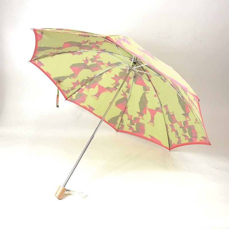 ハレフネ【マイカ】晴雨兼用傘　ライムグリーン