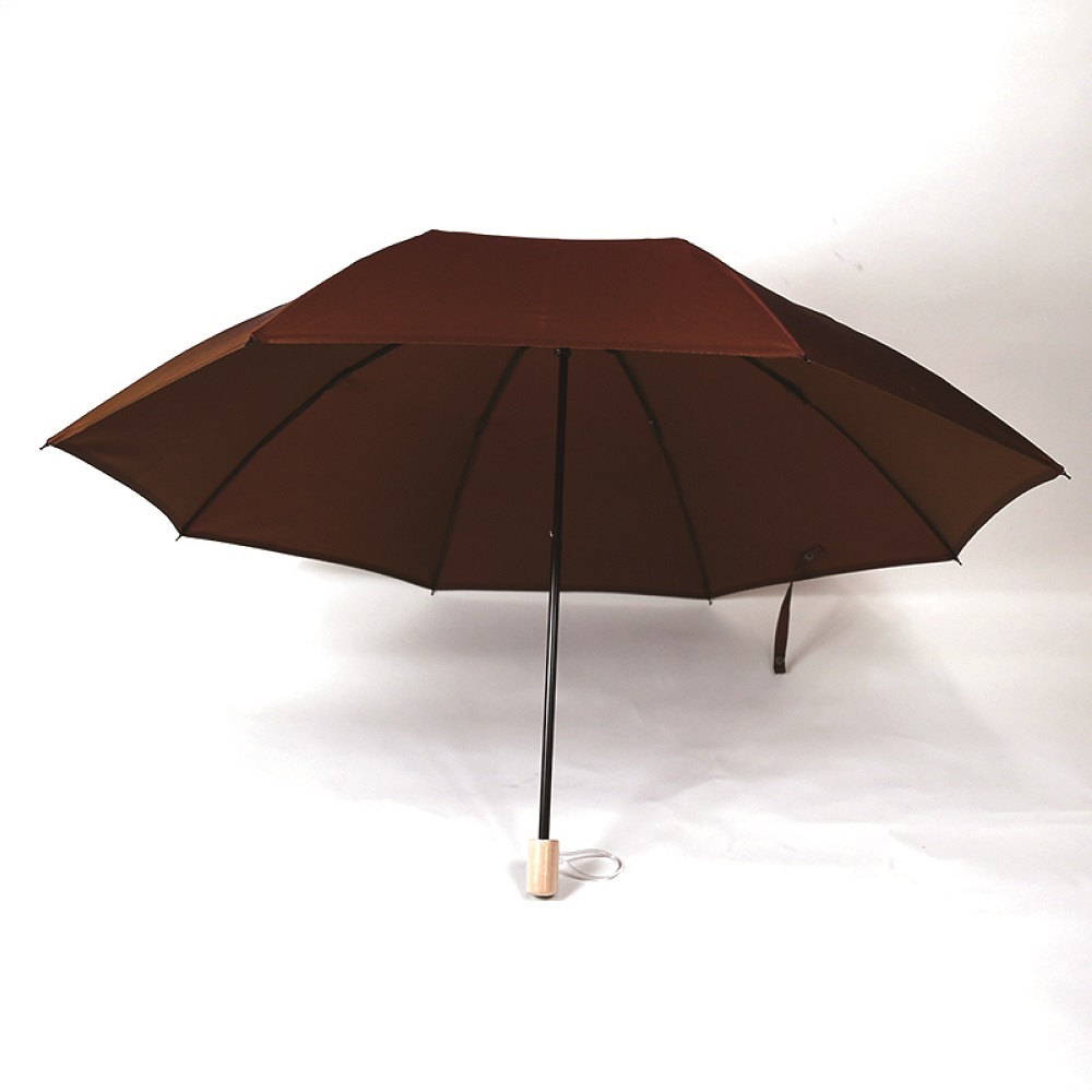 【晴雨兼用折畳み傘】sea-sas シーサス(レッドブラウン)
