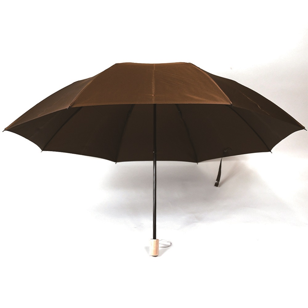 【晴雨兼用折畳み傘】sea-sas シーサス(ダークブラウン)