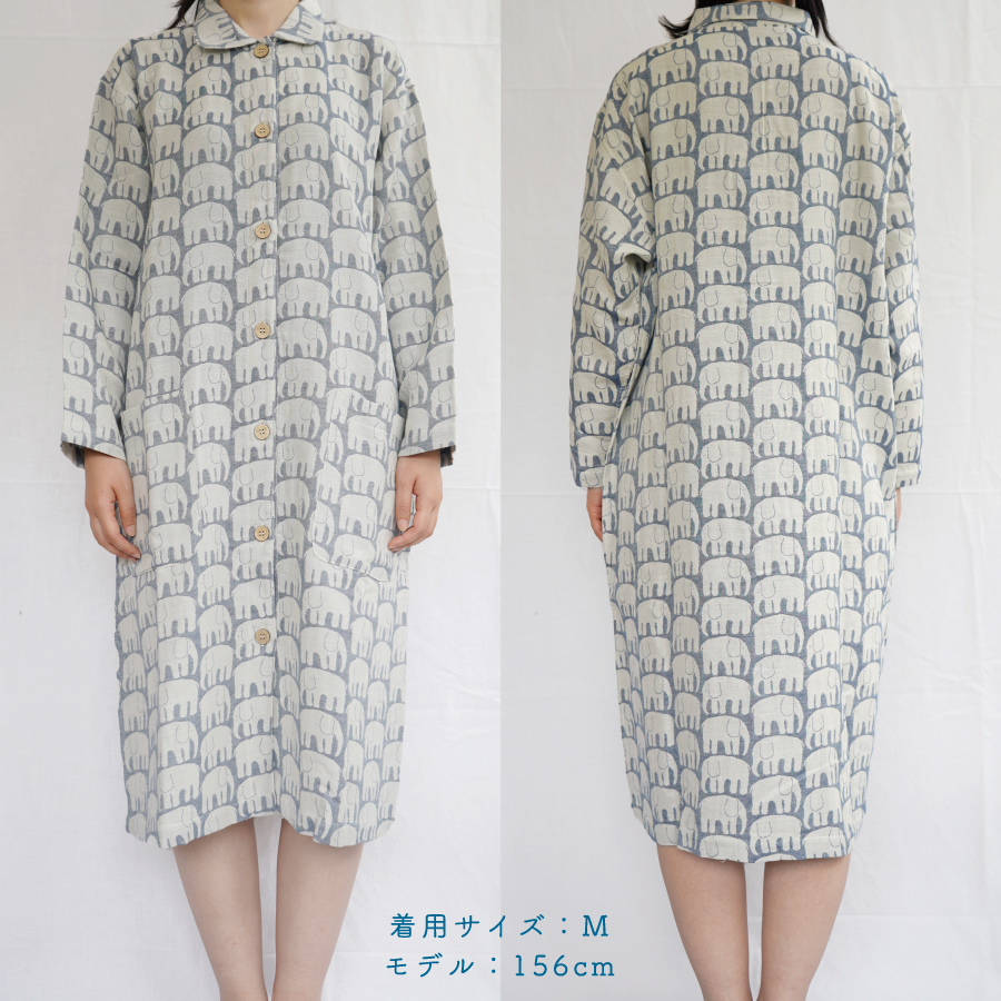 フィンレイソン・エレファンティ・リラクシングウエア　春夏用　婦人Mサイズ（ネイビー）