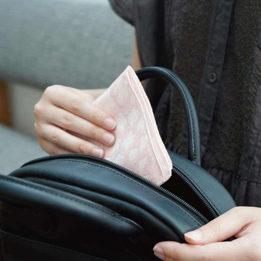 【オーガニックコットン100%】ハンカチ　3枚セット