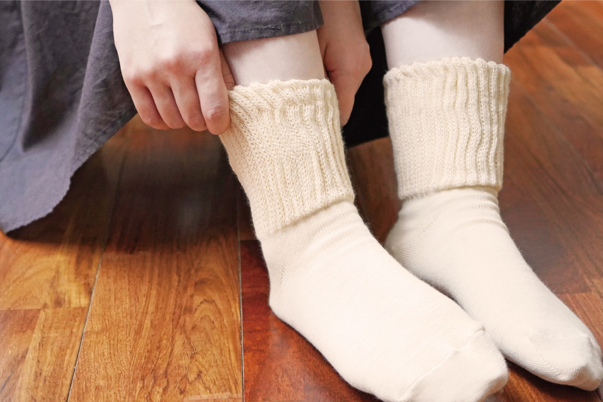 ゆるふわソックス（ブラウン）