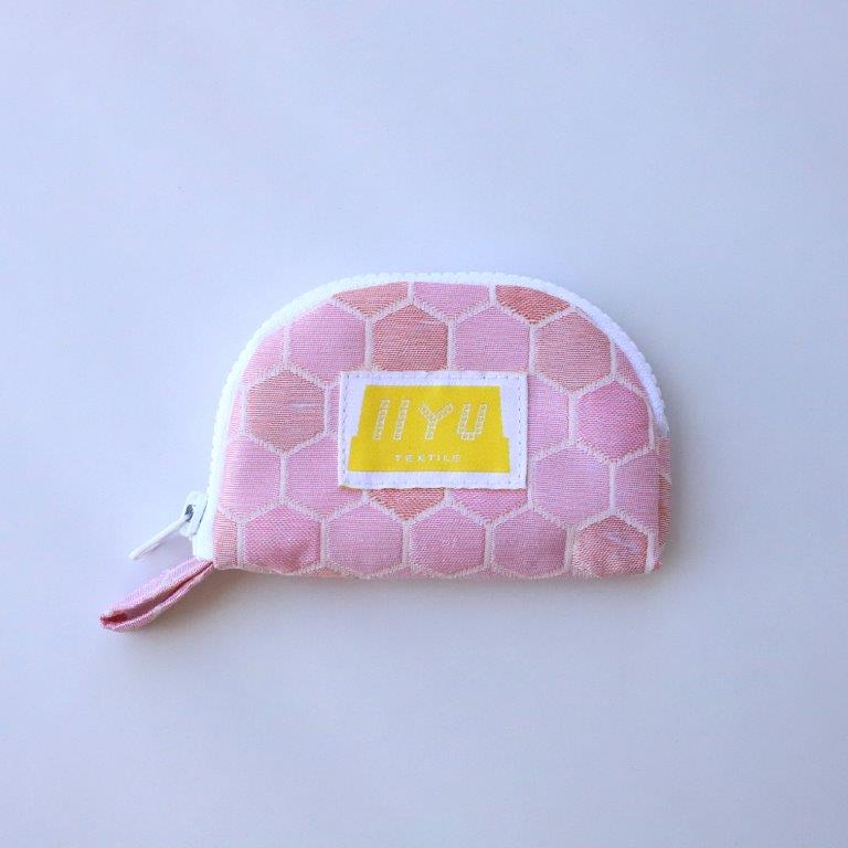 IIYU TEXTILE オケバック＆フロセンウォレット＆木桶(オリジナル焼印入) ピンク