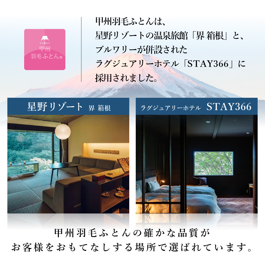 グッドナイトピローミスト＆甲州ダウンまくら中判コラボセット