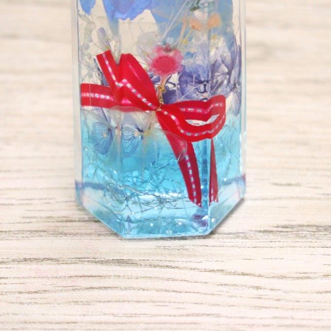 ハーバリウム カーネーション（青）