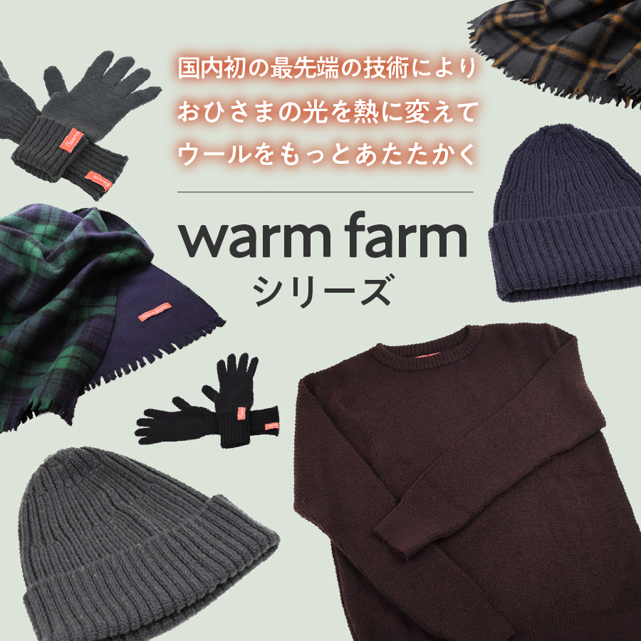 光吸収発熱ウール「ウォームファーム　ソックス」ターコイズ