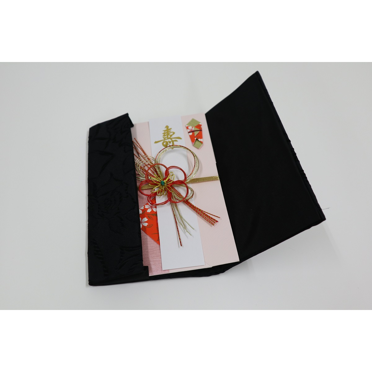 【ふじやま織】袱紗(バラ柄)