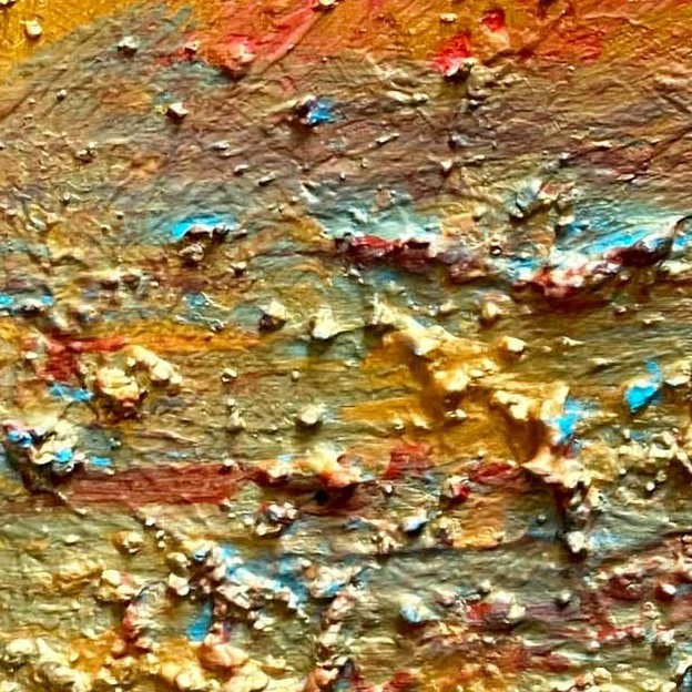 富士山溶岩パワーアート「天色赤富士」