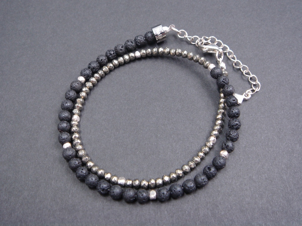 ゴルフジュエリー ナチュロック ラップモデル パイライト E-WB-01