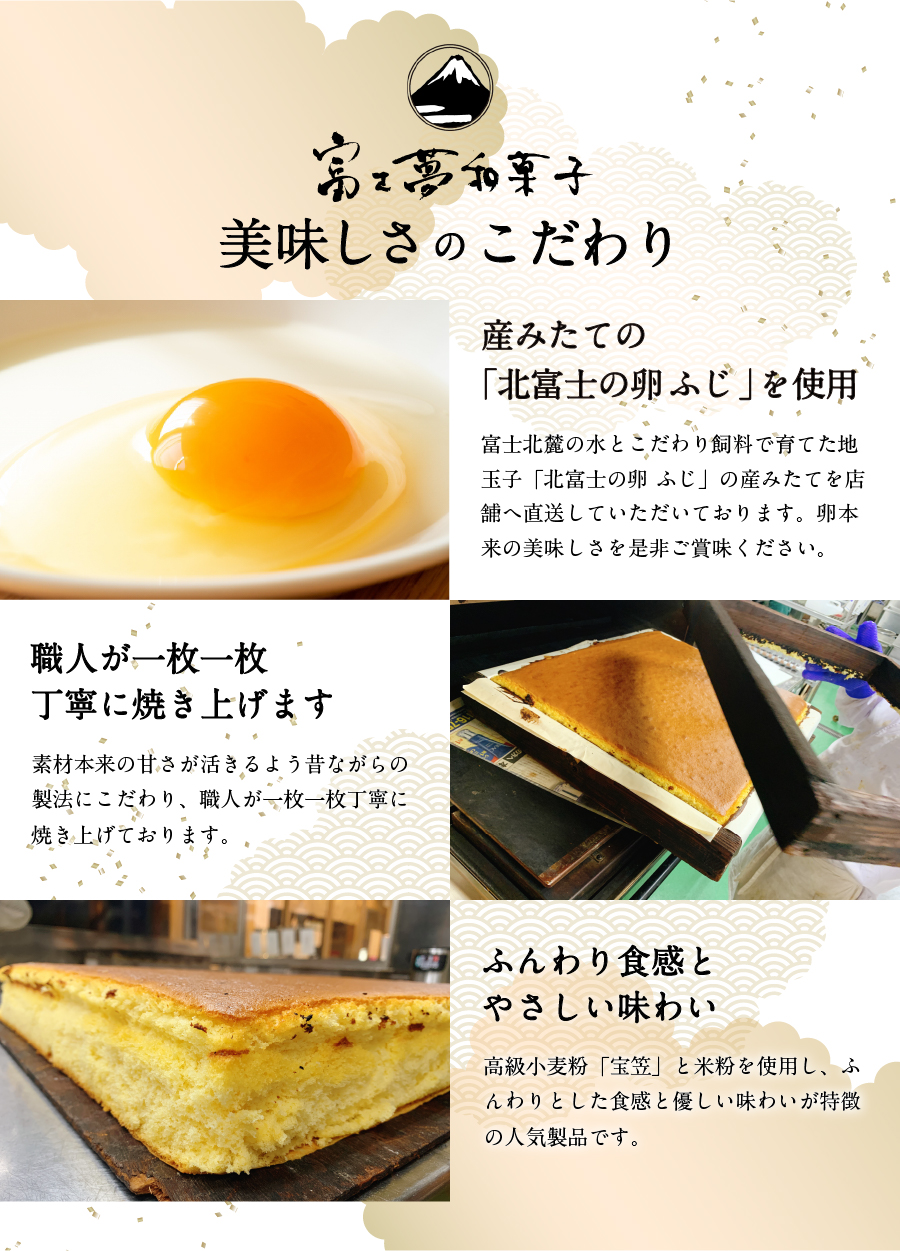 富士みずほカステラ【富士夢和菓子】