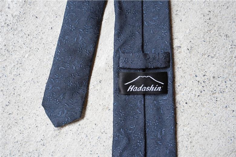 【Hadashin】トップ糸ネクタイ 204 (パープル)