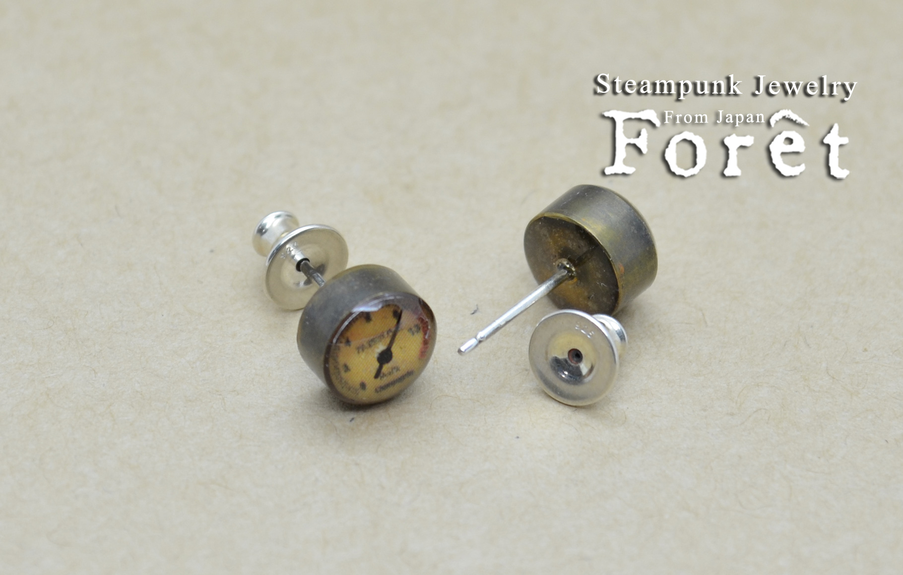 Steampunk スチームパンク メーターピアス