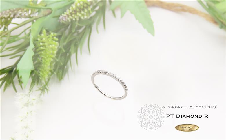 天然ダイヤモンド ハーフエタニティ リング プラチナ KT-1053　【ジュエリー 指輪】