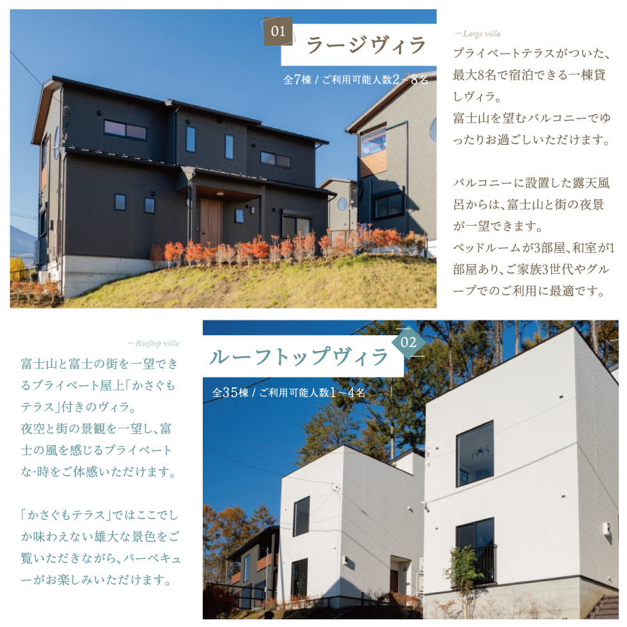 【富士グランヴィラ-TOKI-】富士山を望むヴィラ ご宿泊利用券 60,000円分