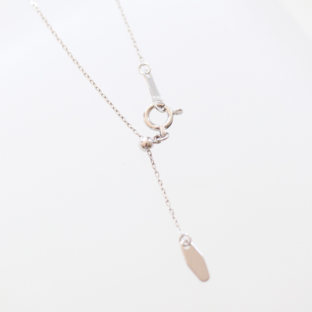 プラチナ　ダイヤモンドバタフライネックレス　SZ-3150