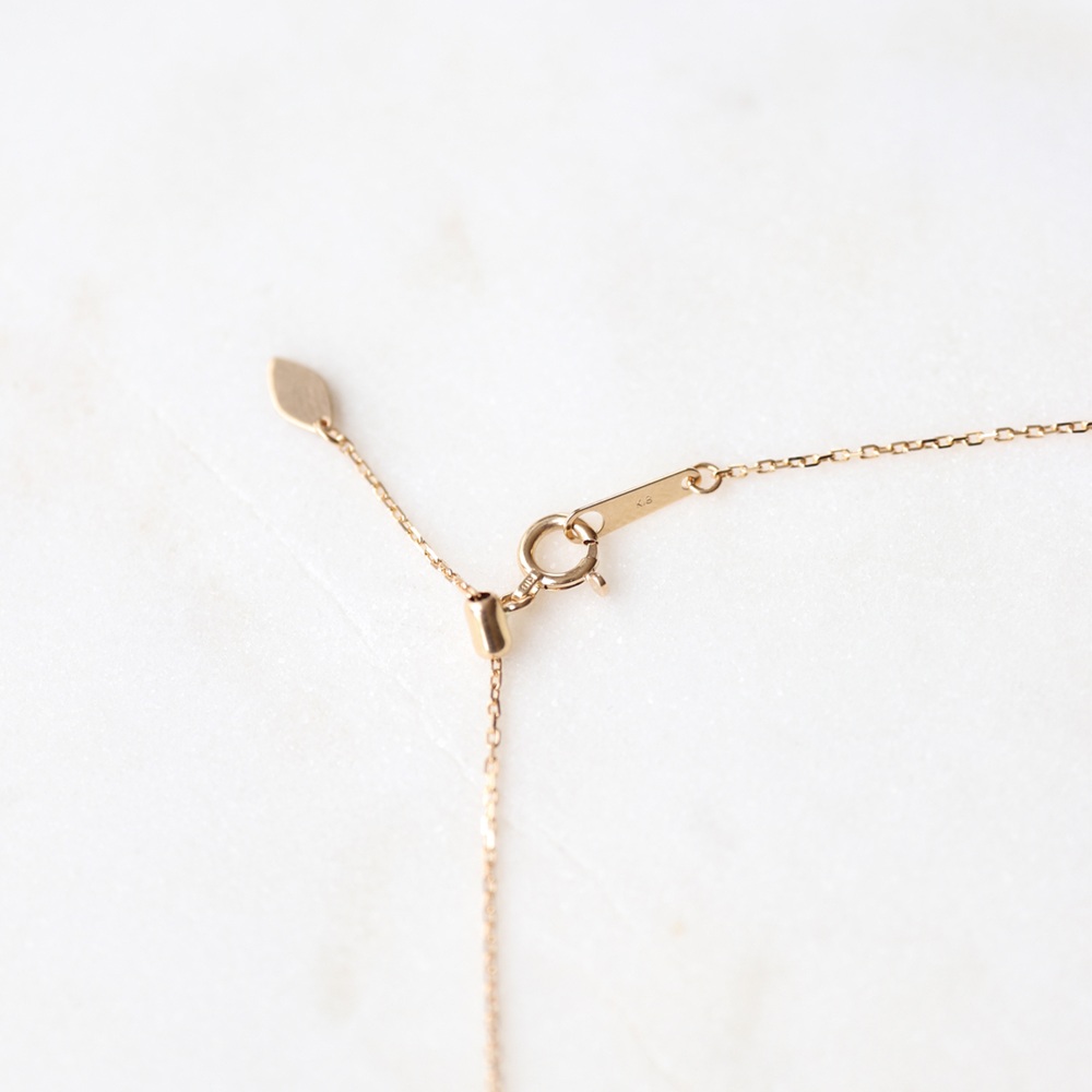 K18YG ダイヤモンドネックレス　S-5743