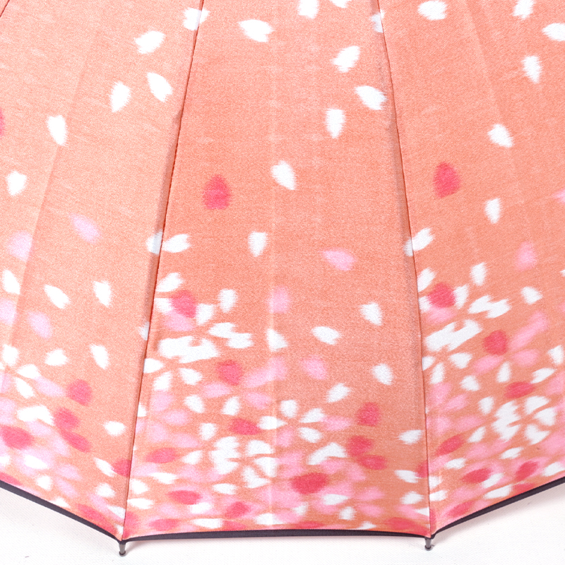 高級雨傘「桜吹雪」桃色