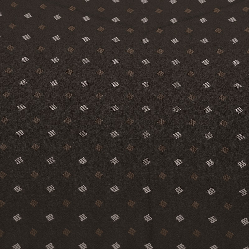 ネクタイ柄【紳士折りたたみ傘】晴雨兼用傘　ブラック×ブラウン