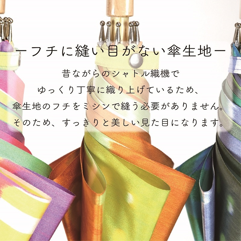 高級晴雨兼用傘「マルサンカクシカク」(カラフル)