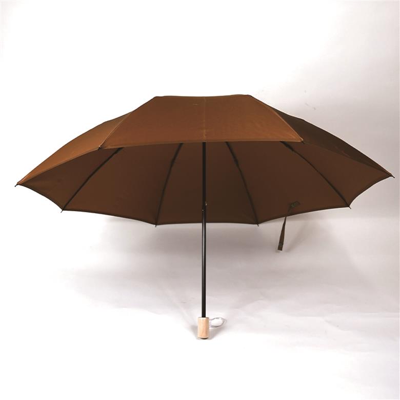 【晴雨兼用折畳み傘】sea-sas シーサス(ライトブラウン)