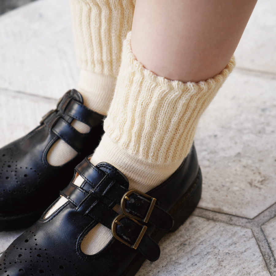 ゆるふわソックス（グリーン）