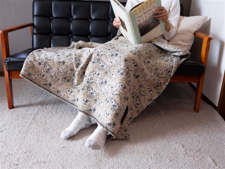 Visual Dictionary Blanket /Sepia Black