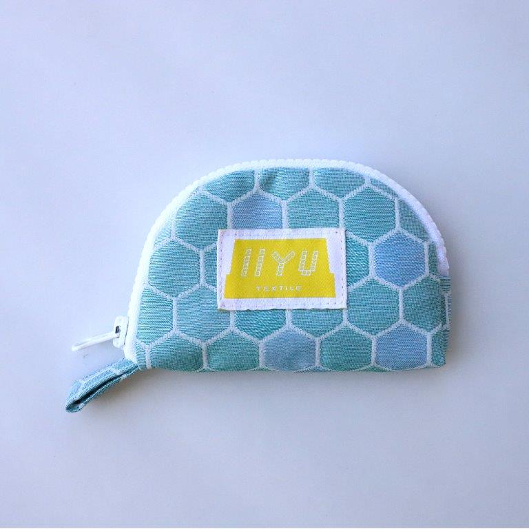 IIYU TEXTILE オケバック＆フロセンウォレット ブルー