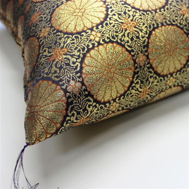 仏壇前 金襴 座布団 きく