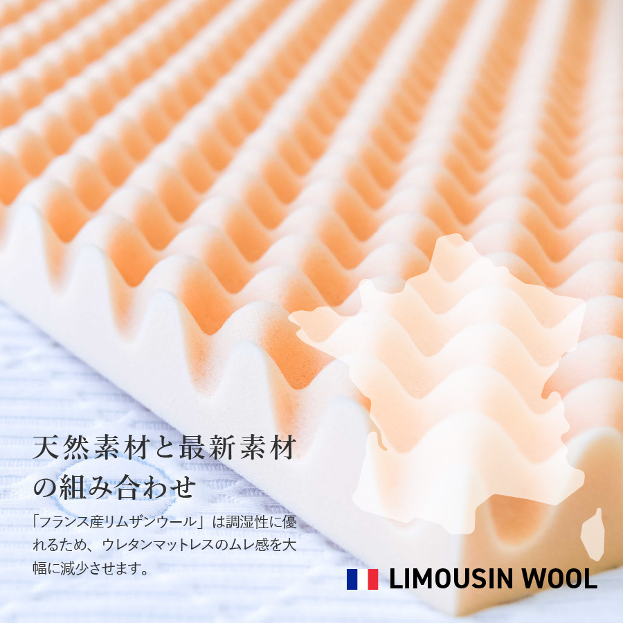 マットレス DryCool高密凸凹ウレタンマットレス（セミダブル）【爽快眠】【点で支える】敷布団 マットレス SD:セミダブル