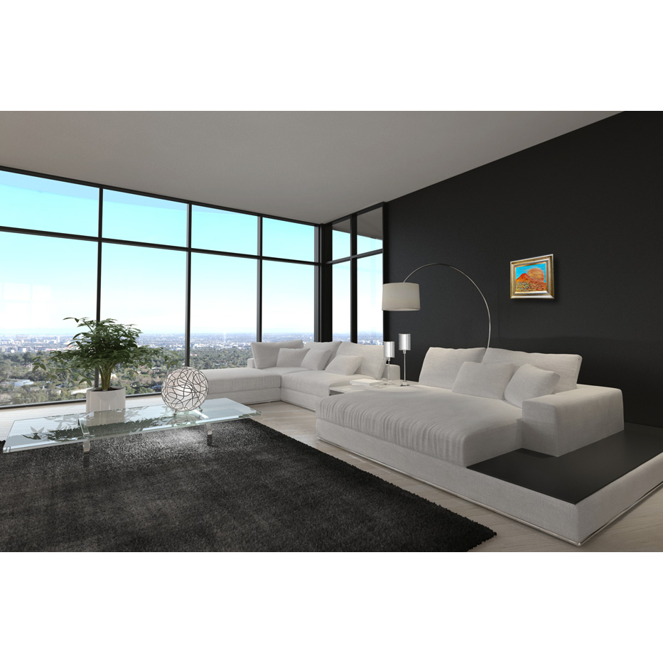 富士山溶岩パワーアート「天色赤富士」